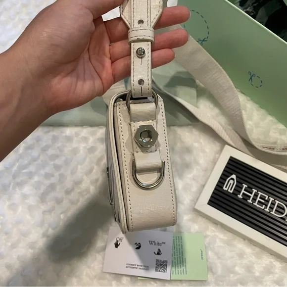 Off-White Binder Mini Flap Crossbody Bag - Picture 11 of 12